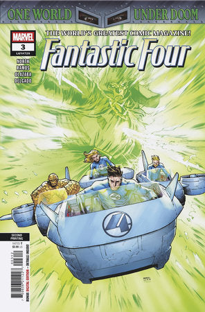 FANTASTIC FOUR #3 HUMBERTO RAMOS 2ND PRINTING VARIANT [DOOM] (Limit 2 Per Cover) (rel:10/29)
