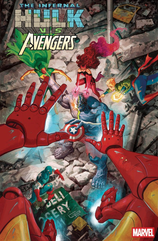 INFERNAL HULK VS. AVENGERS #1 (Limit 1 Per Customer) COVER D GERMAN PERALTA 1:25 VARIANT[1:25] (rel:12/02)