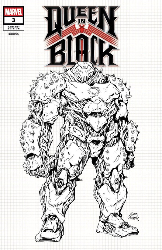 QUEEN IN BLACK #3 RYAN STEGMAN DESIGN VARIANT [QIB][1:10] (Limit 1 Per Customer) (rel:08/19)