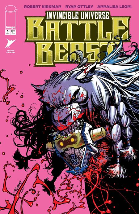 INVINCIBLE UNIVERSE BATTLE BEAST #3 2ND PTG (Limit 2 Per Cover) (rel:09/24)~