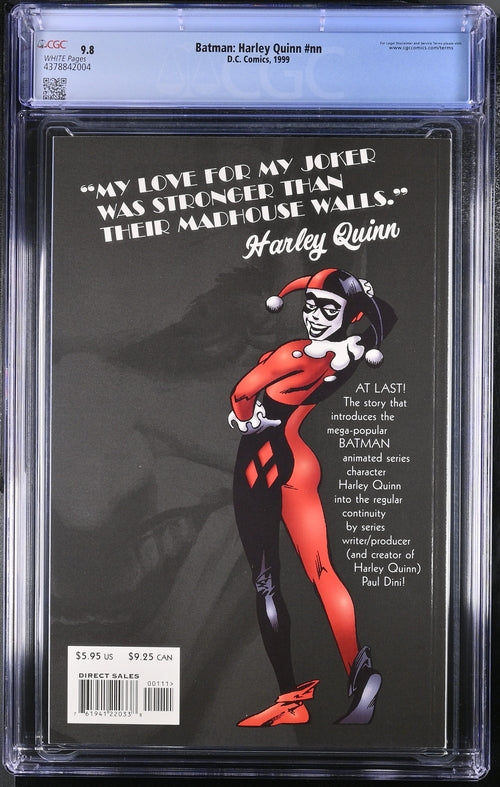 BATMAN: HARLEY QUINN 1999 9.8 WHITE