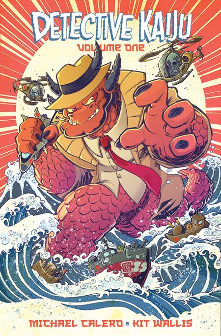 DETECTIVE KAIJU TP VOL 01 CVR B JON SOMMARIVA VAR (Limit 2 Per Cover) (rel:02/25)
