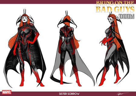 BRING ON THE BAD GUYS: DOOM #1 ALESSANDRO CAPPUCCIO DESIGN VARIANT[1:10] (Limit 2 Per Cover) (rel:06/18)