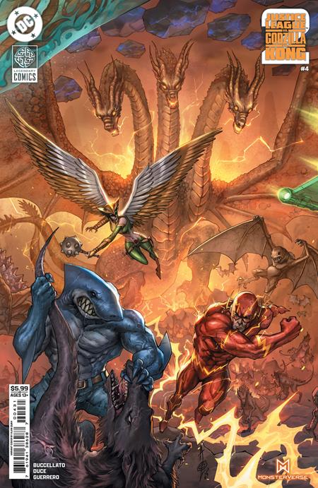 JUSTICE LEAGUE VS GODZILLA VS KONG 2 #4 (OF 7) (Limit 2 Per Cover) (rel:09/03)~