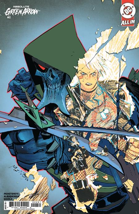 ABSOLUTE GREEN ARROW #2 (OF 6) (Limit 1 Per Customer) CVR E INC 1:25 MATIAS BERGARA CARD STOCK VAR (rel:06/17)