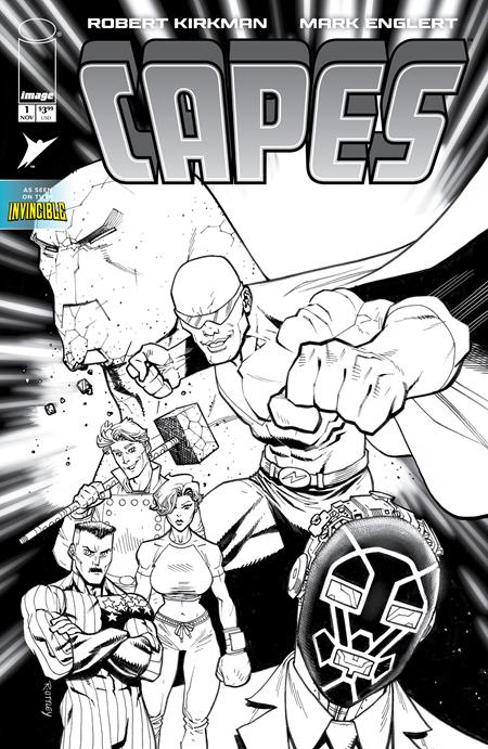 INVINCIBLE UNIVERSE CAPES #1 CVR E INC 1:50 RYAN OTTLEY VAR (Limit 1 Per Customer) (rel:11/19)