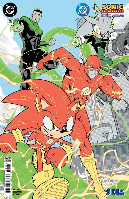 DC X SONIC THE HEDGEHOG THE METAL LEGION #3 (OF 5) (Limit 2 Per Cover) (rel:07/01)