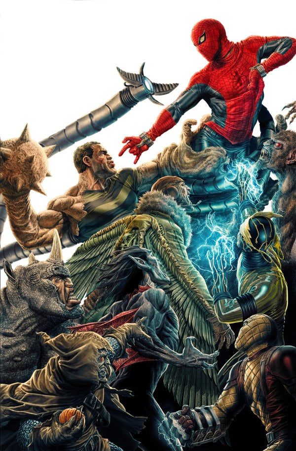 AMAZING SPIDER-MAN #1000 LEE BERMEJO AMAZING VISIONS VIRGIN VARIANT[1:100] (Limit 1 Per Customer) (rel:09/30)