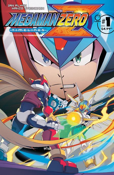 MEGA MAN ZERO TIMELINES #1 (ONE SHOT) CVR C 1:5 HANZO STEINBACH VAR (Limit 2 Per Cover) (rel:08/13)