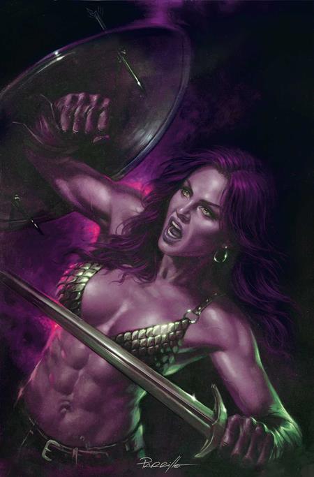 RED SONJA SHE DEVIL WITH A SWORD #5 (Limit 1 Per Customer) CVR L INC 1:7 LUCIO PARRILLO ULTRAVIOLET VIRGIN VAR (rel:09/02)