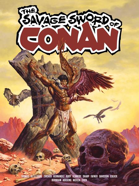 SAVAGE SWORD OF CONAN TP VOL 03 DIRECT MARKET EDITION JOE JUSKO CVR (MR) (Limit 2 Per Cover) (rel:10/08)