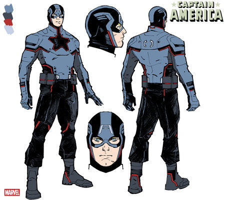 CAPTAIN AMERICA #2 VALERIO SCHITI DESIGN VARIANT[1:10] (Limit 2 Per Cover) (rel:08/06)