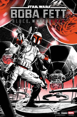 STAR WARS: BOBA FETT - BLACK, WHITE & RED #3 (Limit 2 Per Cover) (rel:11/26)