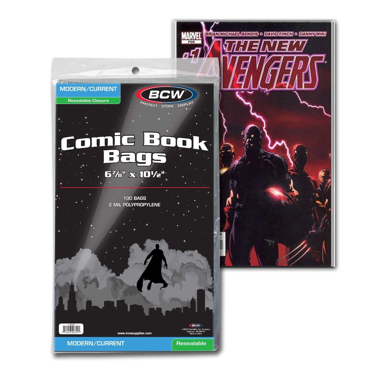 BCW Resealable Current/Modern Comic Bags