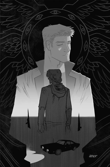SUPERNATURAL WAYWARD SPECIAL #1 (ONE SHOT) (Limit 1 Per Customer) CVR J INC 1:7 JOHN AMOR LINE ART VIRGIN VAR (rel:09/02)