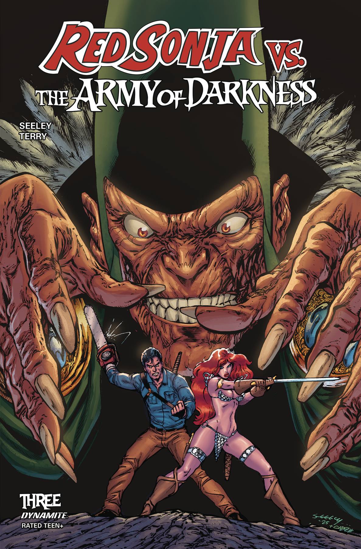 RED SONJA VS THE ARMY OF DARKNESS #3 (Limit 2 Per Cover) (rel:07/16)~