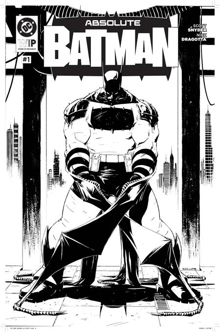 DC W.I.P. ABSOLUTE BATMAN #1 (Limit 2 Per Cover) (rel:09/17)