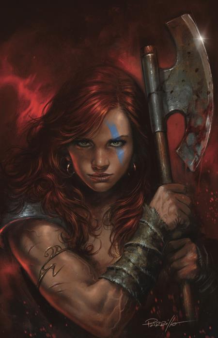 RED SONJA SHE DEVIL WITH A SWORD #2 CVR ZB LUCIO PARRILLO FOIL VIRGIN VAR (Limit 1 Per Cover) (rel:06/10)