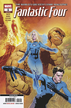FANTASTIC FOUR #1 MAHMUD ASRAR 2ND PRINTING VARIANT (Limit 2 Per Cover) (rel:08/20)~