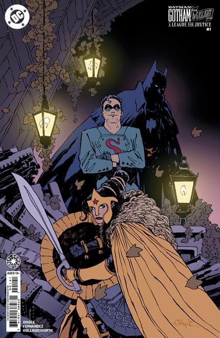 BATMAN GOTHAM BY GASLIGHT A LEAGUE FOR JUSTICE #1 (OF 6) CVR D INC 1:25 CHRISTOPHER MITTEN CARD STOCK VAR (rel:07/09)