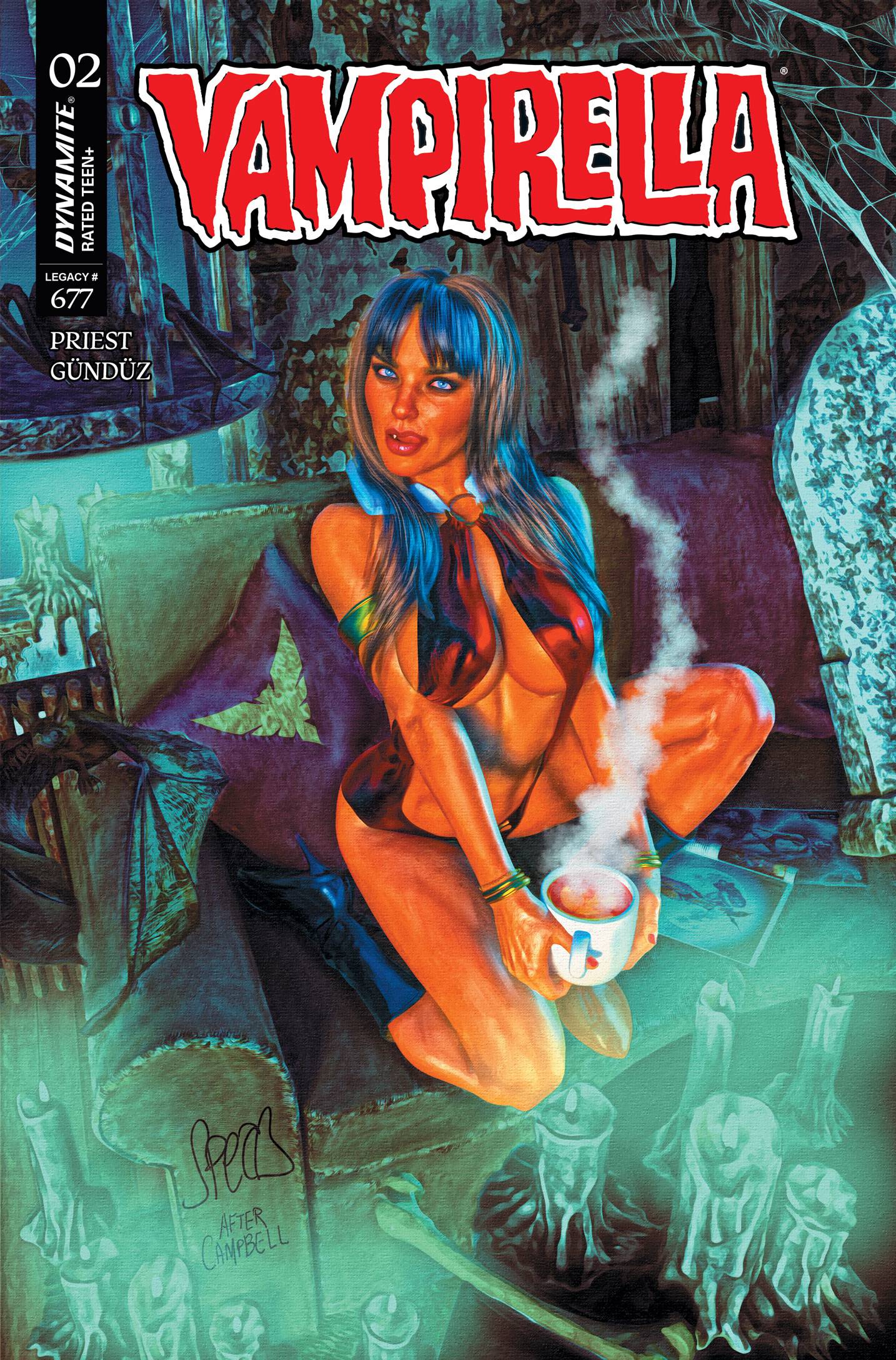 VAMPIRELLA (2025) #2 CVR ZD FOC 10 COPY INCV SPEARS BLUE (rel:05/21)