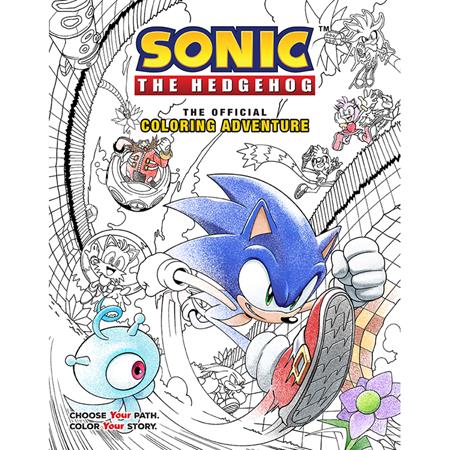 SONIC THE HEDGEHOG TP THE OFFICIAL COLORING ADVENTURE (Limit 1 Per Cover) (rel:04/29)