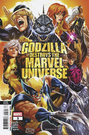 GODZILLA DESTROYS THE MARVEL UNIVERSE #3 MARK BROOKS 2ND PRINTING VARIANT (Limit 2 Per Cover) (rel:11/05)