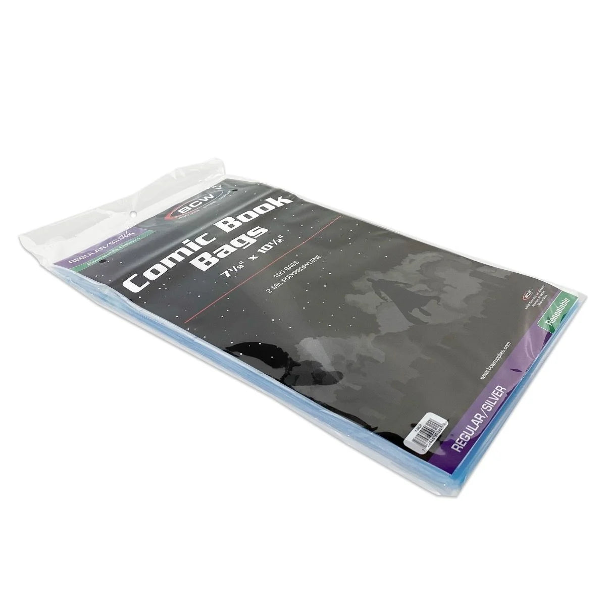 BCW Resealable Silver/Regular Comic Bags