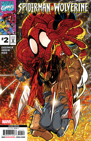 SPIDER-MAN & WOLVERINE #2 KAARE ANDREWS 2ND PRINTING VARIANT (Limit 2 Per Cover) (rel:08/06)~