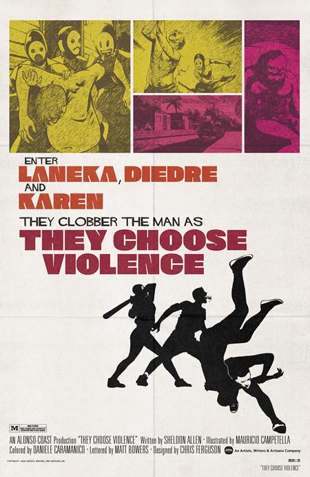 THEY CHOOSE VIOLENCE #3 (OF 5) (Limit 2 Per Cover) (rel:08/20)~