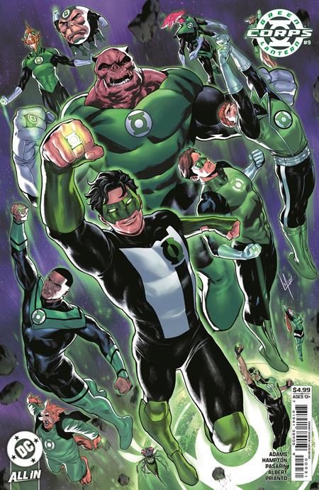GREEN LANTERN CORPS #9 (STARBREAKER SUPREMACY) (Limit 2 Per Cover) (rel:10/08)~