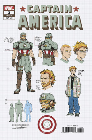 CAPTAIN AMERICA #3 VALERIO SCHITI DESIGN VARIANT[1:10] (Limit 2 Per Cover) (rel:09/10)