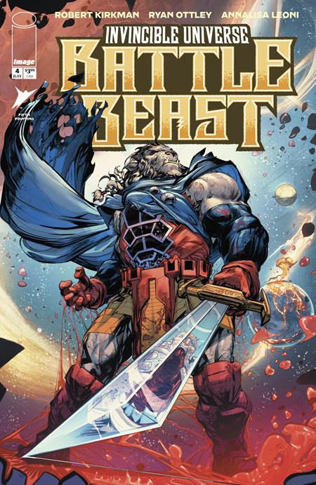 INVINCIBLE UNIVERSE BATTLE BEAST #4 5TH PTG (Limit 1 Per Cover) (rel:07/15)~