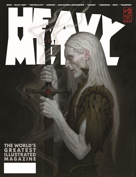 HEAVY METAL MAGAZINE #2 (Limit 2 Per Cover) (rel:07/30)~