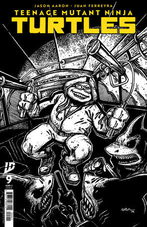 Teenage Mutant Ninja Turtles #9 Variant RI (10) (Eastman B&W)[1:10] (rel:06/11)