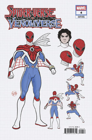 SPIDER-VERSE VS. VENOMVERSE #4 LUCIANO VECCHIO DESIGN VARIANT[1:10] (rel:08/27)
