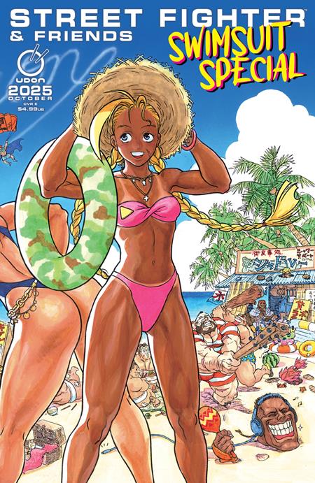 2025 STREET FIGHTER & FRIENDS SWIMSUIT SPECIAL #1 (ONE SHOT) CVR E INC 1:5 KINU NISHIMURA VAR (rel:10/01)