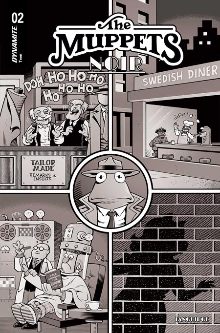 MUPPETS NOIR #2 CVR E INC 1:15 ROGER LANGRIDGE LINE ART VAR (Limit 1 Per Customer) (rel:03/18)