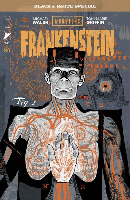 UNIVERSAL MONSTERS FRANKENSTEIN B&W SPECIAL #1 (OF 2) (Limit 2 Per Cover) (rel:10/14)