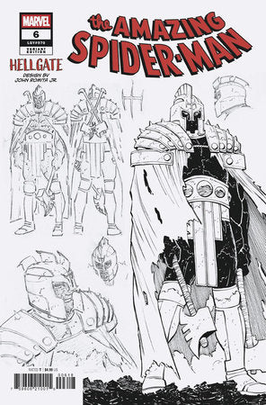AMAZING SPIDER-MAN #6 JOHN ROMITA JR. DESIGN VARIANT[1:10] (Limit 2 Per Cover) (rel:06/18)