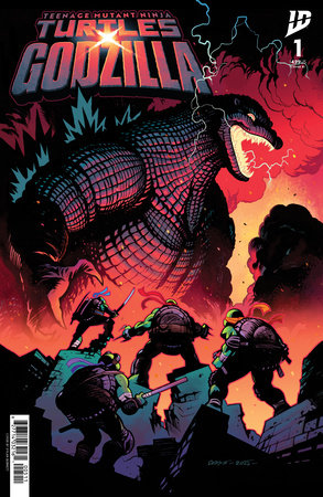 Teenage Mutant Ninja Turtles x Godzilla #1 Variant RI (25) Foil (Burnett)[1:25] (Limit 1 Per Customer) (rel:11/12)