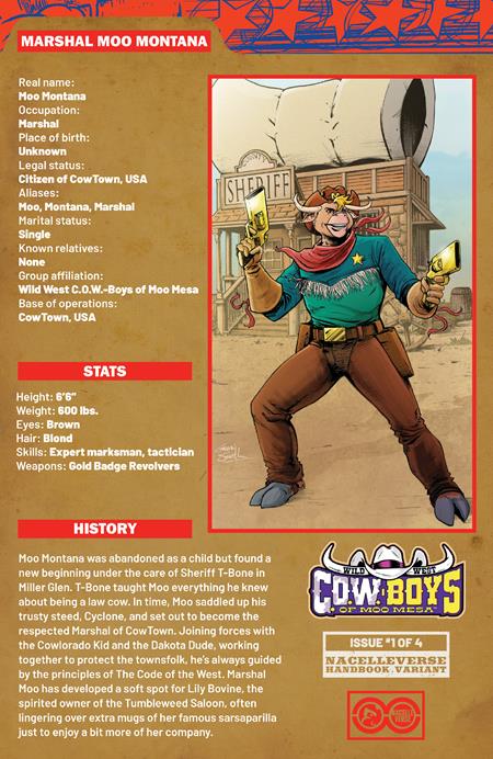 WILD WEST COW-BOYS OF MOO MESA #1 (OF 4) (Limit 2 Per Cover) (rel:09/17)