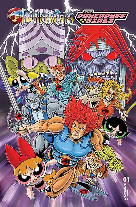 THUNDERCATS POWERPUFF GIRLS #1 CVR M KEN HAESER ORIGINAL FOC BONUS VAR (Limit 2 Per Cover) (rel:07/23)