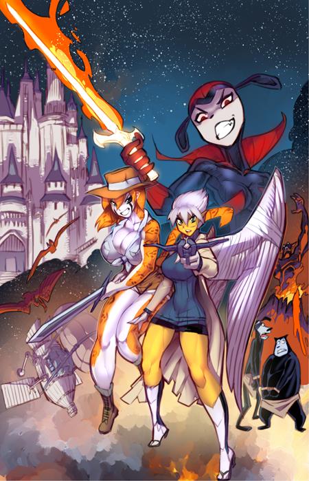 TIFANNY & CHARLOTTE ON ANOTHER WORLD #1 (OF 4) (Limit 2 Per Cover) (rel:11/05)~
