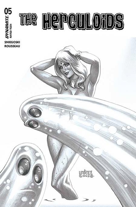HERCULOIDS #5 CVR E INC 1:10 JOSEPH MICHEAL LINSNER LINE ART VAR (rel:07/16)