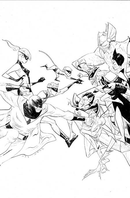 SPACE GHOST ANNUAL #1 (ONE SHOT) CVR N INC 1:15 JAE LEE LINE ART VIRGIN VAR (rel:07/16)