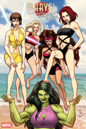 MARVEL SWIMSUIT SPECIAL: BRAND NEW BEACH DAY #1 (Limit 1 Per Customer) JOHN ROMITA JR. VARIANT[1:25] (rel:07/01)