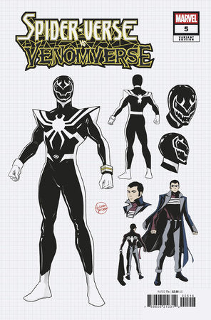 SPIDER-VERSE VS. VENOMVERSE #5 LUCIANO VECCHIO DESIGN VARIANT[1:10] (rel:09/10)