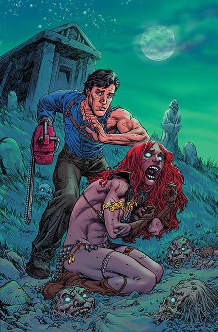 RED SONJA VS AOD #4 CVR E TOM RANEY VIRGIN METAL PREMIUM VAR (Limit 1 Per Customer) (rel:08/20)