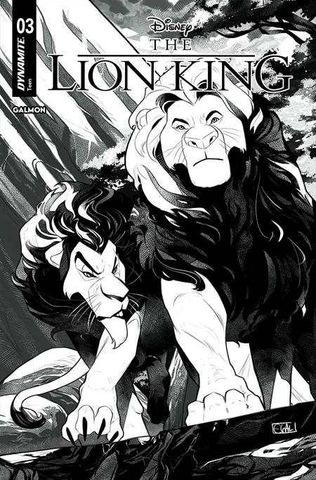 LION KING #3 CVR I EDWIN GALMON LINE ART VAR (Limit 1 Per Cover) (rel:03/18)